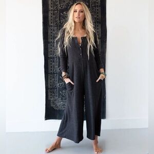 Simply Comfort Jumpsuit - Dark Gray